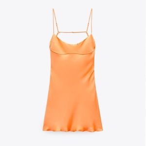 Zara satin dress size xs